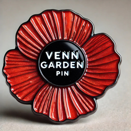 Venn Garden Poppy Pin